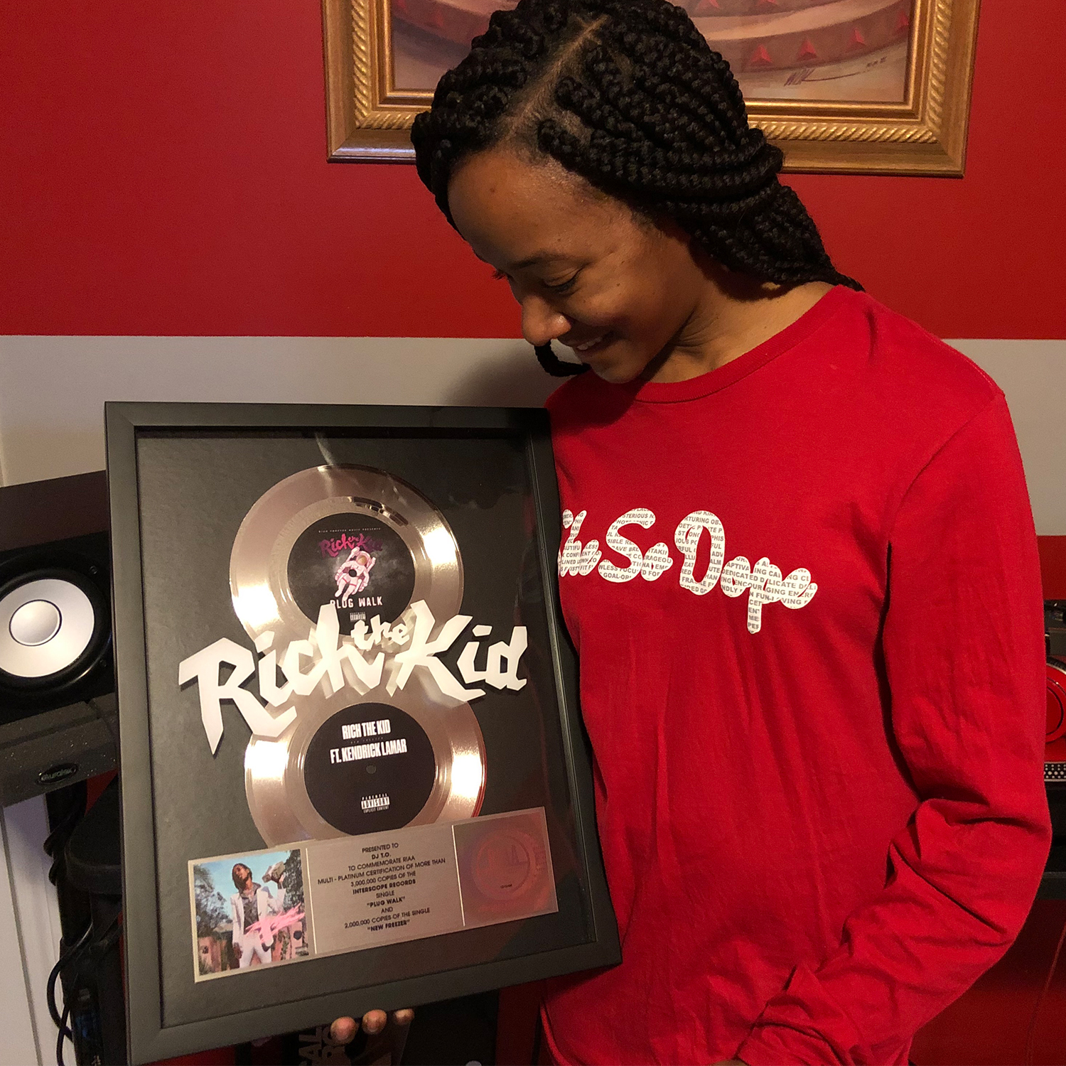 Rich The Kid Plaque
